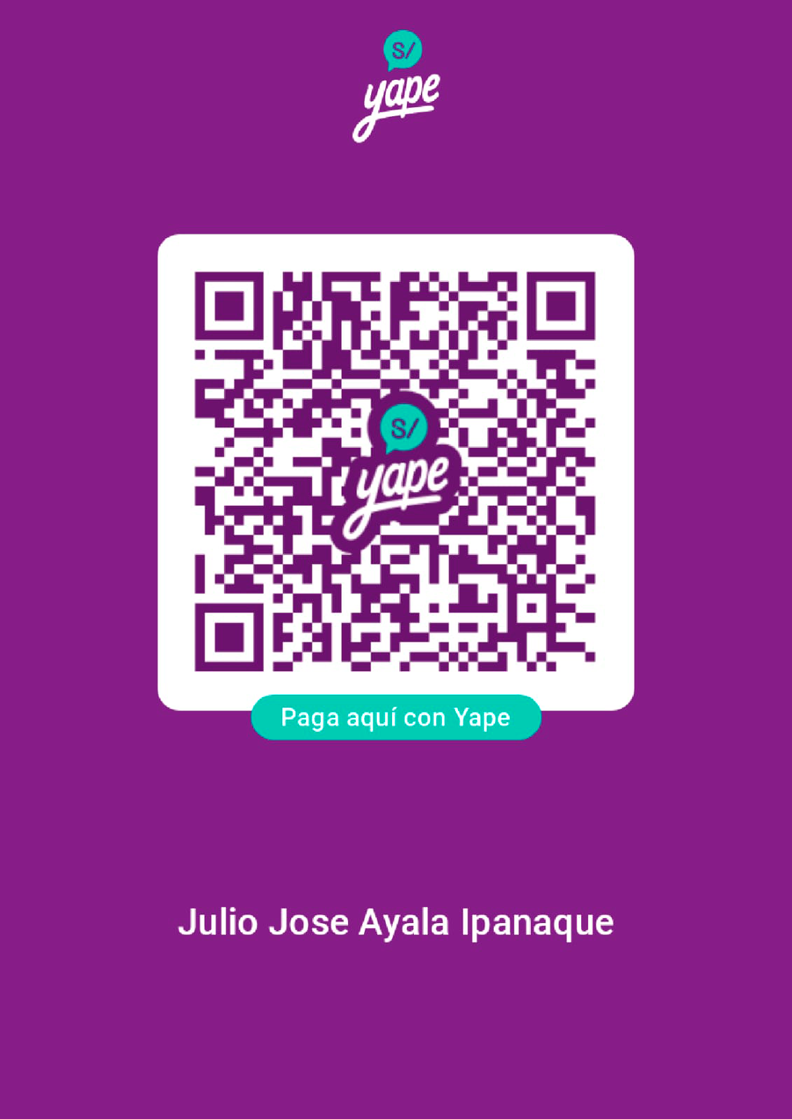 QR Yape PCEFACT