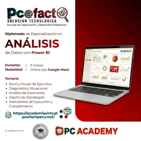 Diplomado en Análisis de Datos con Power BI — oferta PCEFACT PERU